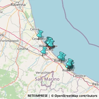 Mappa P.za Falcone Borsellino, 47814 Bellaria-Igea Marina RN, Italia (9.94733)