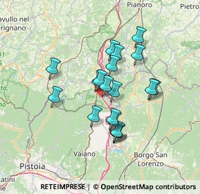 Mappa Via Mulino, 40035 Castiglione dei Pepoli BO, Italia (11.28684)