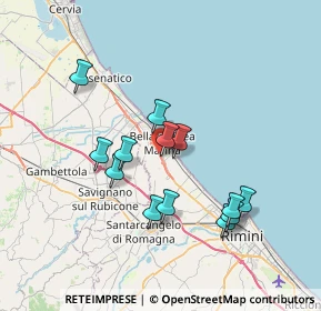 Mappa Siamo a, 47814 Bellaria-Igea Marina RN, Italia (6.57308)