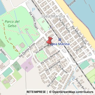 Mappa Via Aldo Moro, 3, 47814 Bellaria-Igea Marina, Rimini (Emilia Romagna)