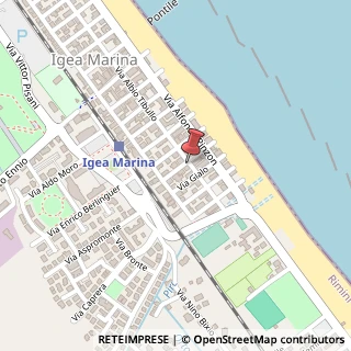 Mappa Via Albio Tibullo, 82, 47814 Bellaria-Igea Marina, Rimini (Emilia Romagna)