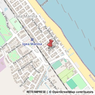 Mappa Via Gialo, 27, 47814 Bellaria-Igea Marina, Rimini (Emilia Romagna)