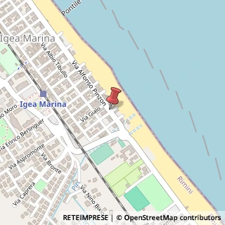 Mappa Via pinzon, 47814 Bellaria-Igea Marina, Rimini (Emilia Romagna)