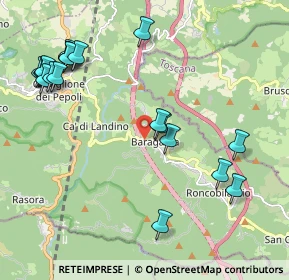 Mappa Via Tana, 40031 Castiglione dei Pepoli BO, Italia (2.528)