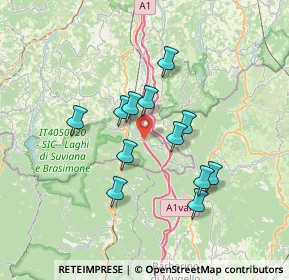 Mappa Via Tana, 40031 Castiglione dei Pepoli BO, Italia (5.94667)