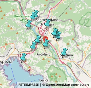 Mappa Via Pedemonte snc, 19021 Arcola SP, Italia (2.97167)