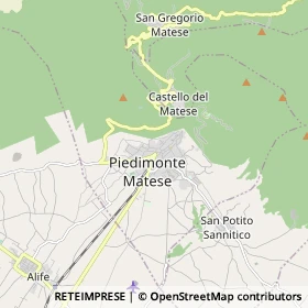 Mappa Piedimonte Matese
