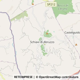 Mappa Schiavi di Abruzzo
