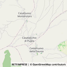 Mappa Casalvecchio di Puglia