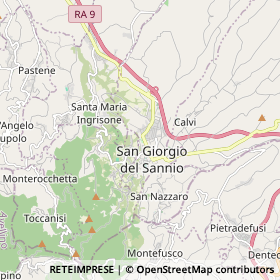 Mappa San Giorgio del Sannio