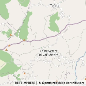 Mappa Castelvetere in Val Fortore