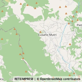 Mappa Cusano Mutri