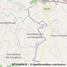 Mappa Sant'Ambrogio sul Garigliano