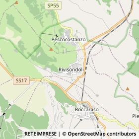 Mappa Rivisondoli