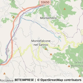 Mappa Montefalcone nel Sannio