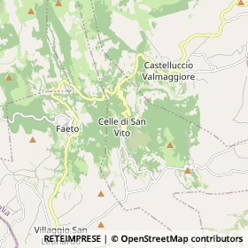 Mappa Celle di San Vito
