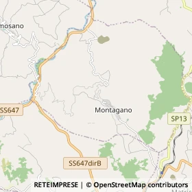 Mappa Montagano