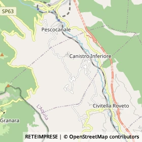 Mappa Canistro