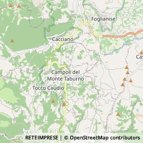 Mappa Campoli del Monte Taburno