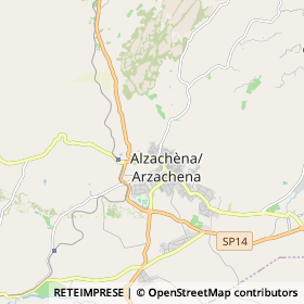 Mappa Arzachena