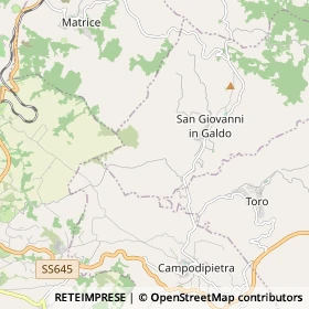 Mappa San Giovanni in Galdo