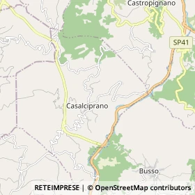 Mappa Casalciprano