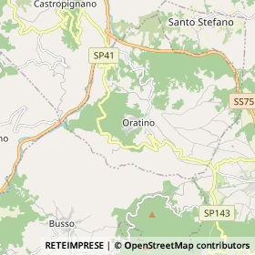 Mappa Oratino