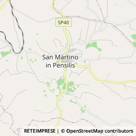 Mappa San Martino in Pensilis