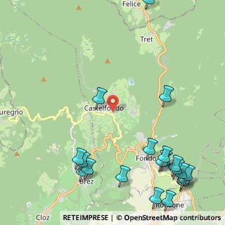 Mappa Castelfondo, 38020 Castelfondo TN, Italia (3.0535)