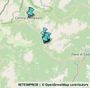 Mappa Via Ladinia, 32046 San Vito di Cadore BL, Italia (3.39909)