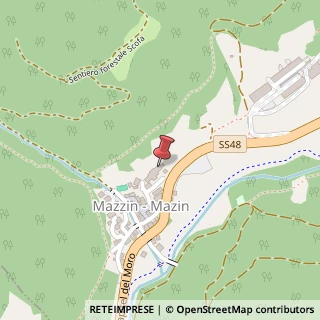 Mappa Via Scofa, 6, 38030 Mazzin, Trento (Trentino-Alto Adige)