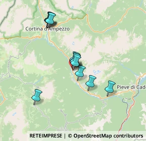 Mappa Via San Marco, 32046 San Vito di Cadore BL, Italia (5.8775)