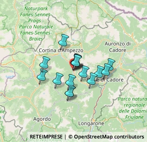 Mappa San Vito Di Cadore, 32046 San Vito di Cadore BL, Italia (8.5675)