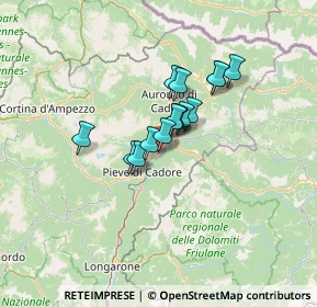 Mappa Via Piave, 32040 Domegge di Cadore BL, Italia (8.23867)