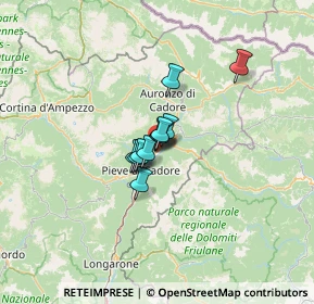 Mappa Via Piave, 32040 Domegge di Cadore BL, Italia (6.03909)