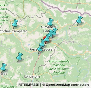Mappa Via Piave, 32040 Domegge di Cadore BL, Italia (15.62818)