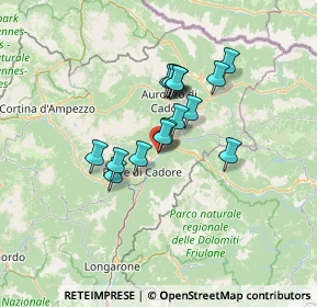 Mappa Via Piave, 32040 Domegge di Cadore BL, Italia (9.51188)