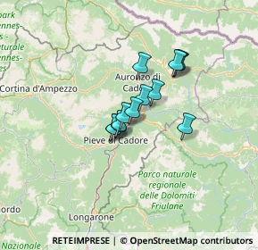 Mappa Via Piave, 32040 Domegge di Cadore BL, Italia (7.94692)