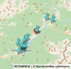 Mappa Via Piave, 32040 Domegge di Cadore BL, Italia (3.63857)