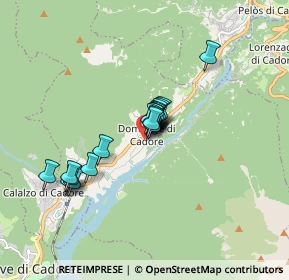 Mappa Via Piave, 32040 Domegge di Cadore BL, Italia (1.0615)