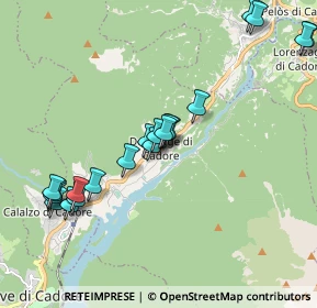 Mappa Via Piave, 32040 Domegge di Cadore BL, Italia (2.032)