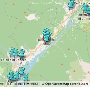 Mappa Via Piave, 32040 Domegge di Cadore BL, Italia (2.847)