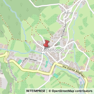 Mappa Via Dante Alighieri, 45, 38020 Castelfondo, Trento (Trentino-Alto Adige)
