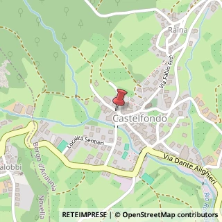 Mappa Via Dante Alighieri, 45, 38020 Castelfondo, Trento (Trentino-Alto Adige)