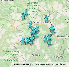 Mappa Via Fossal, 32020 Colle Santa Lucia BL, Italia (10.92389)