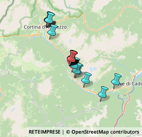 Mappa Via E. del Favero, 32046 San Vito di Cadore BL, Italia (4.7165)