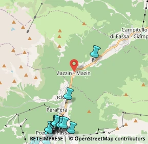 Mappa STRÈDA DE, 38030 Mazzin TN, Italia (3.40789)