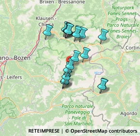 Mappa STRÈDA DE, 38030 Mazzin TN, Italia (10.8995)