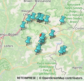 Mappa 38030 Mazzin TN, Italia (11.643)