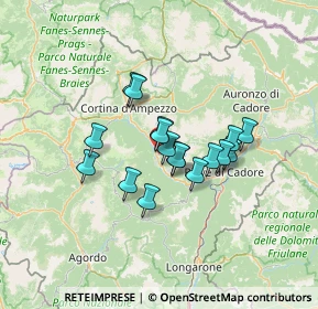 Mappa Via M. Ossi, 32046 San Vito di Cadore BL, Italia (9.48176)